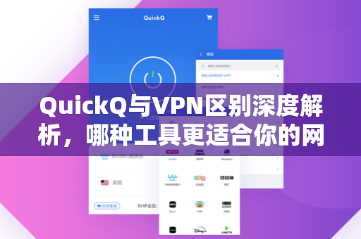 QuickQ与VPN区别深度解析，哪种工具更适合你的网络需求？
