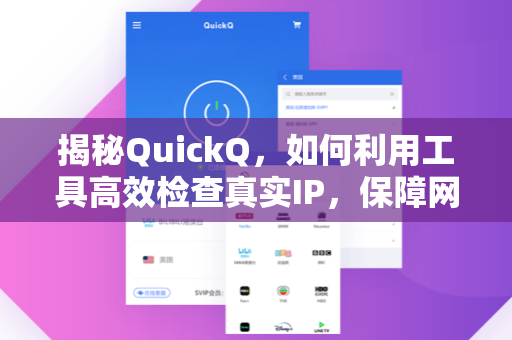 揭秘QuickQ,如何利用工具高效检查真实IP,保障网络安全-第1张图片-QuickQ官网 - QuickQ电脑版下载 | 更快更稳定的加速器 揭秘QuickQ,如何利用工具高效检查真实IP,保障网络安全-第1张图片-QuickQ官网 - QuickQ电脑版下载 | 更快更稳定的加速器