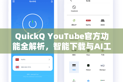 QuickQ YouTube官方功能全解析，智能下载与AI工具的最佳选择