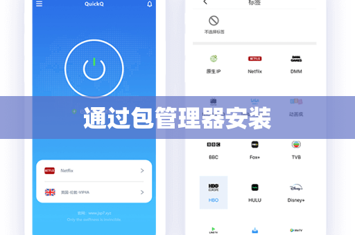 通过包管理器安装