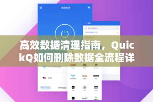 高效数据清理指南，QuickQ如何删除数据全流程详解