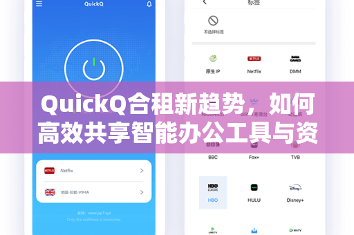 QuickQ合租新趋势，如何高效共享智能办公工具与资源？-第1张图片-QuickQ官网 - QuickQ电脑版下载 | 更快更稳定的加速器